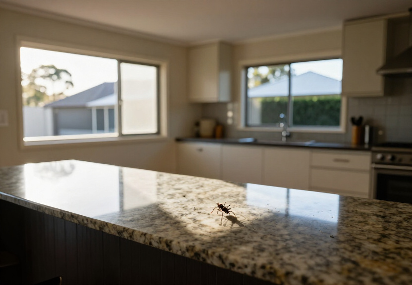 Ant-free kitchen in Newtown after treatment