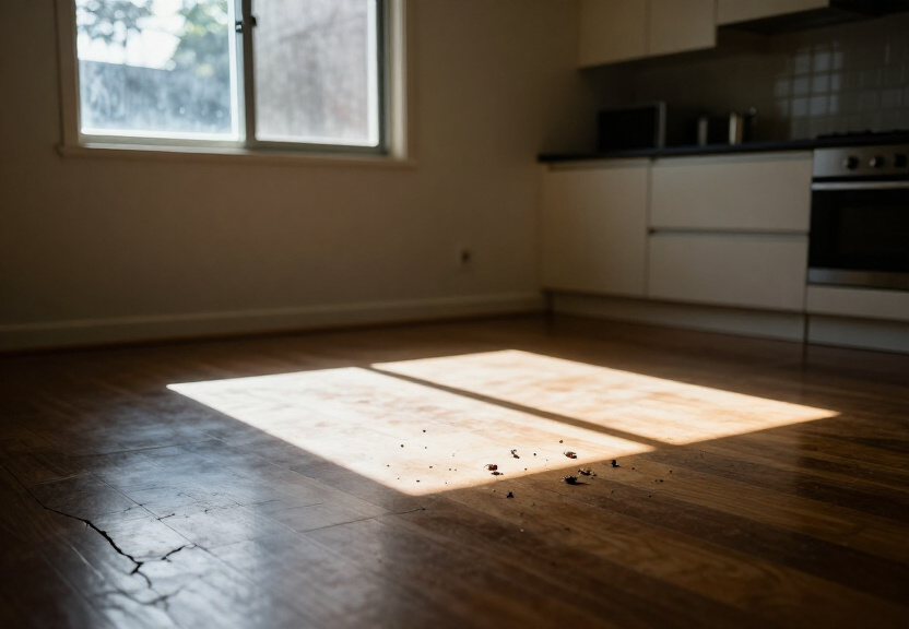 Ant trail in a Newtown kitchen before treatment